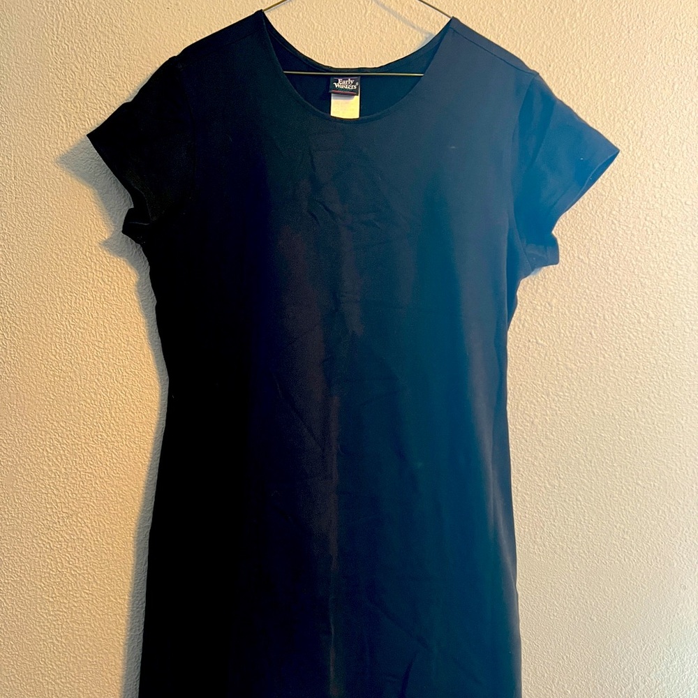 Simple, black bodycon dress
